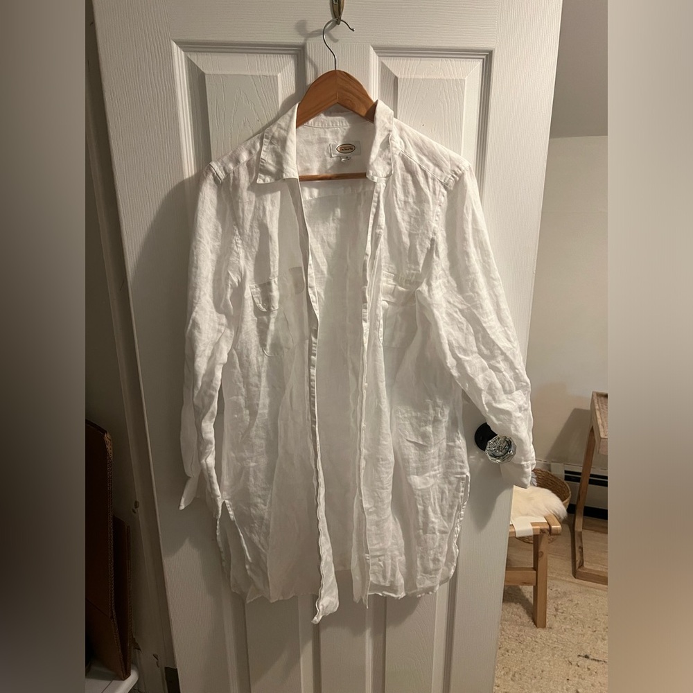 Talbots Ling Linen Button Down